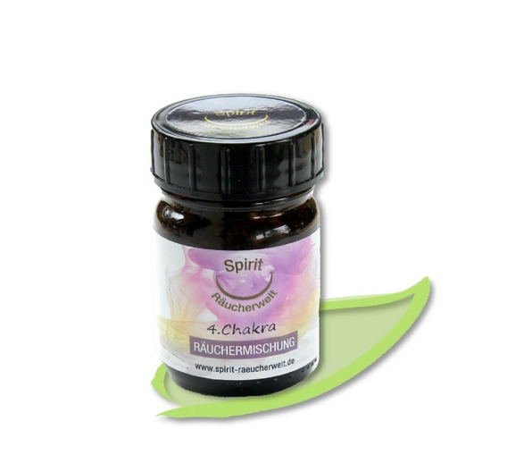 4. Chakra - Herzchakra Räuchermischung mit Meditationsanleitung