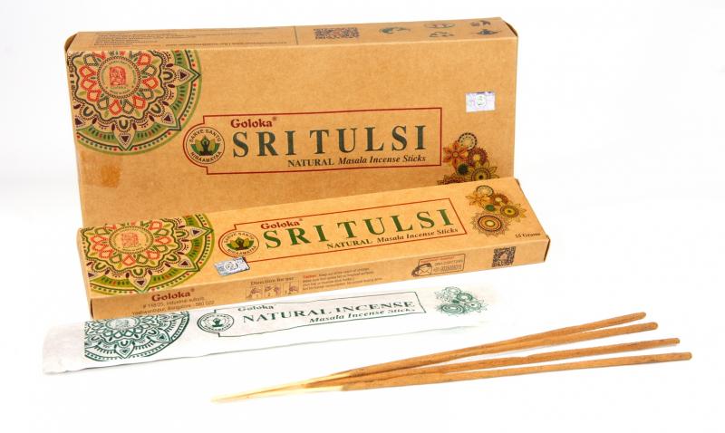 Sri Tulsi - Basilikum Goloka Räucherstäbchen