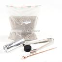 Räucherzubehörset mit Räucherzange, Räucherlöffel, Räucherkohle und Räuchersand