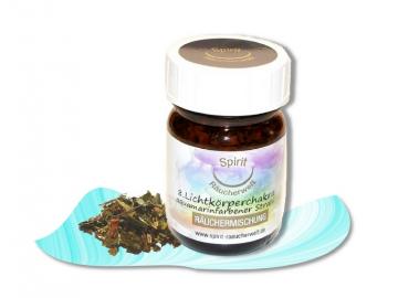 8. Lichtkörperchakra aquamarinblauer Strahl - Räuchermischung