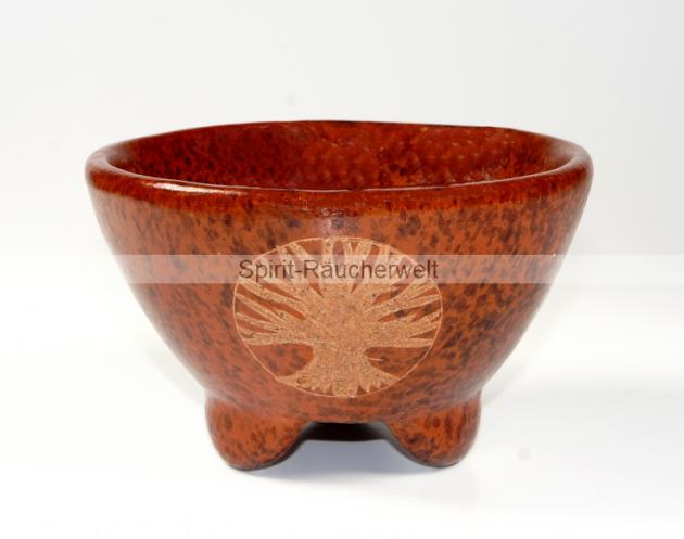 Räucherschale Baum des Lebens aus Lombok-Ton
