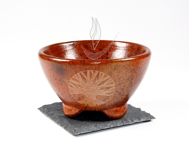 Räucherschale Baum des Lebens aus Lombok-Ton