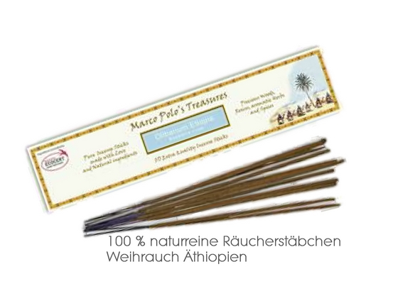 Weihrauch Äthiopien | Marco Polos Treasures Räucherstäbchen - 20g