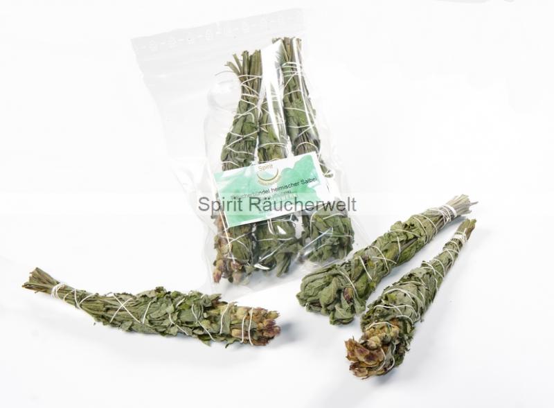 Heimischer Salbei 3er-Set Räucherbündel mini - 15g