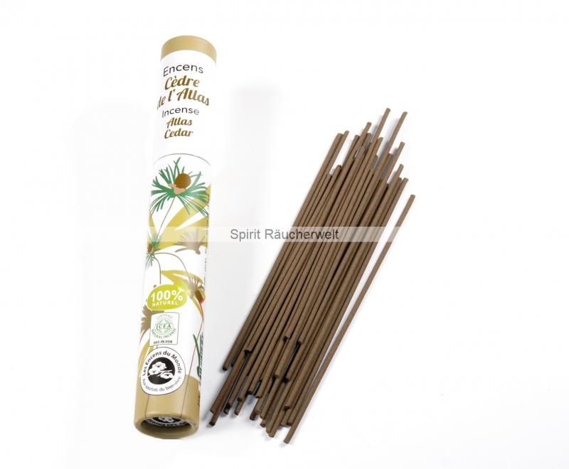 Atlas Zeder | pflanzliche 100% naturreine  Aromandise Räucherstäbchen - 30 Sticks