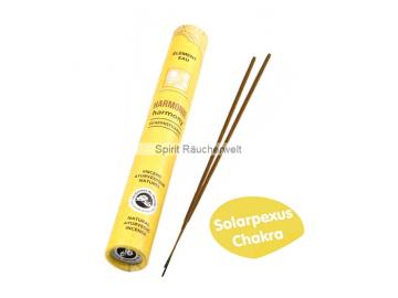 Harmonie - Milzchakra - ayurvedische Räucherstäbchen -  Aromandise 100% naturrein