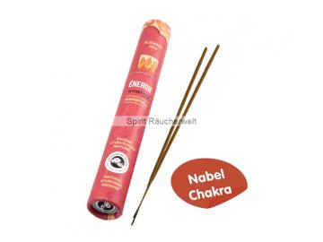 Energie - Nabelchakra - ayurvedische Räucherstäbchen -  Aromandise 100% naturrein