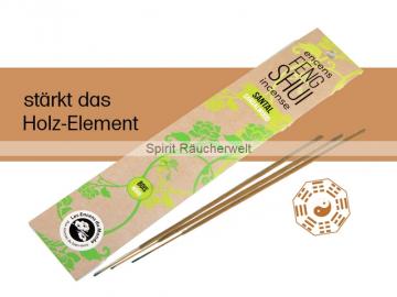 Holz - Sandelholz | Feng Shui Räucherstäbchen von Aromandise