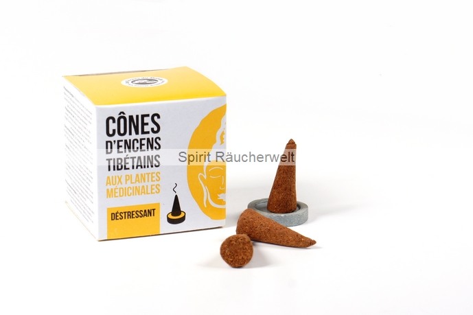 Beruhigende tibetische Räucherkegel - von Dr. Dolkar | Aromandise - Les Encens du Monde