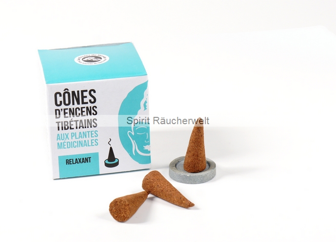 Entspannende tibetische Räucherkegel von Dr. Dolkar | Aromandise - Les Encens du Monde