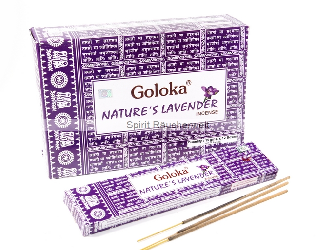 Lavender | Goloka natures Masala Räucherstäbchen