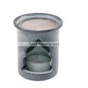 Baum des Lebens - Räucherstövchen Speckstein grau glockig mit Sieb