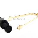 Hände Räucherzange - Kohlenzange Messing - 15cm