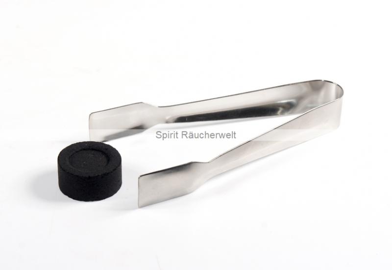Räucherzange - Kohlenzange Edelstahl - 11,5cm