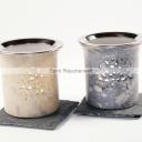 Baum des Lebens - Räucherstövchen Speckstein bunt glockig mit Sieb