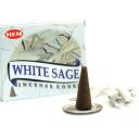Weißer Salbei Räucherkegel