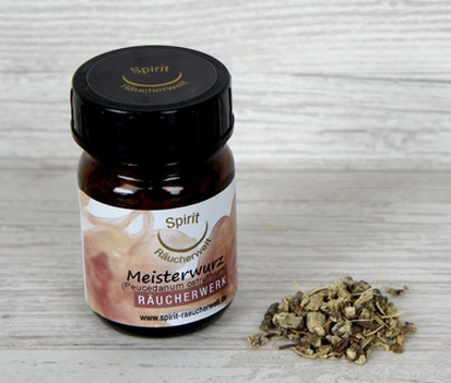Meisterwurzwurzel zum Räuchern