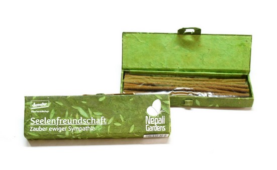 Seelenfreundschaft Nepali Gardens Bio Räucherstäbchen