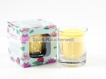 3. Chakra - Duftkerze mit naturreinen ätherischen Ölen | Faire Trade