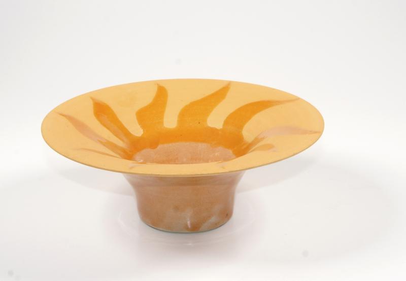 Räucherschale Sonne getöpfert - D17x7cm