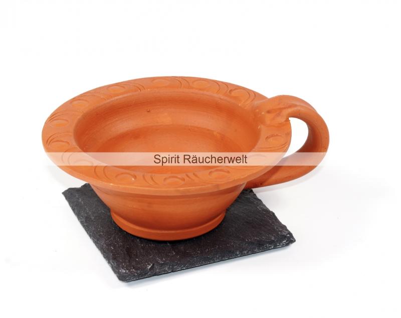 Räucherschale Kala rot