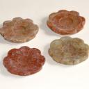 Blüte Räucherkegelhalter aus Speckstein - D5cm