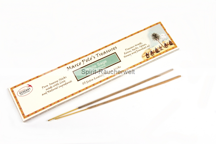 White Sage | Marco Polos Treasures Räucherstäbchen - 20g
