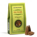 Ayurvedic Nag Champa Rückfluss - Backflow Räucherkegel