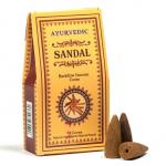 Ayurvedic Sandelholz Rückfluss - Backflow Räucherkegel
