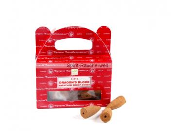 Drachenblut Rückfluss - Backflow Räucherkegel von Satya
