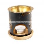 Duftlampe mit Holzuntersetzer