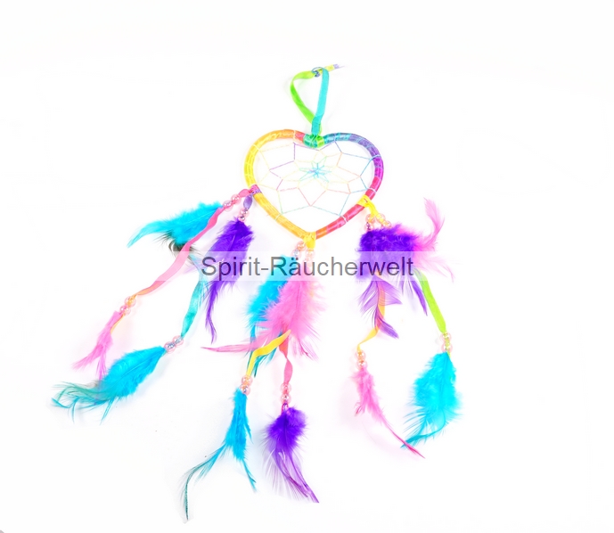 Happy - herzförmiger Traumfänger