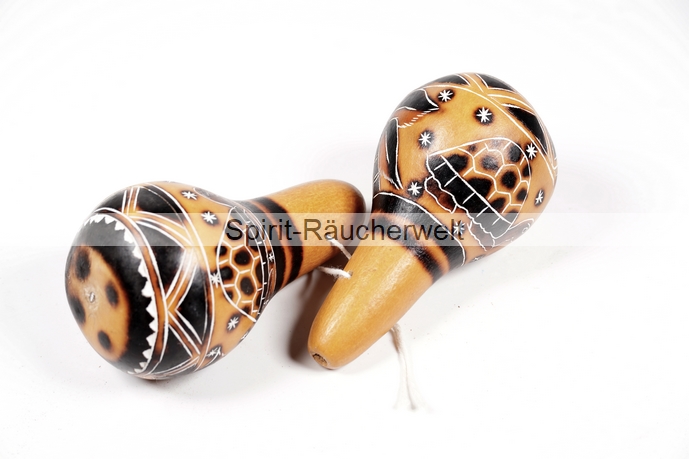 Maraca Kürbisrasseln (Paar)