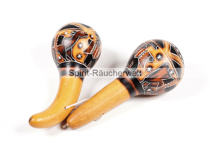 Maraca Kürbisrasseln (Paar)
