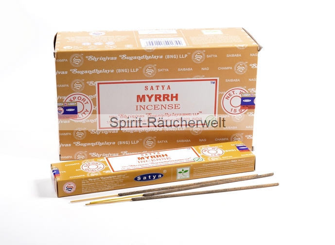 Myrrh Räucherstäbchen Satya