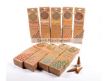 9er-Set Räucherkegel Song of India