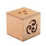 Räucherwürfel Luft - Räucherkegelhalter aus Holz