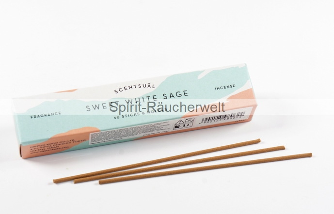 Sweet White Sage | Scentsual - natürliche japanische Räucherstäbchen | Nippon Kodo