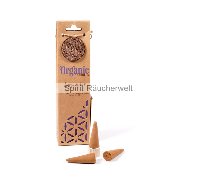 Lavendel Räucherkegel Song of India