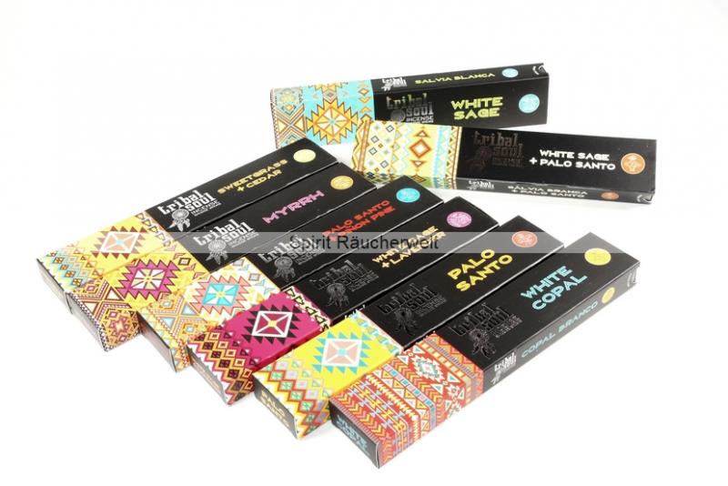 Tribal Soul 8er-Set Räucherstäbchen naturrein | Hari Darshan